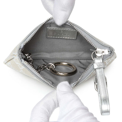 Exclusive Gucci Emblem Key Pouch — Top View