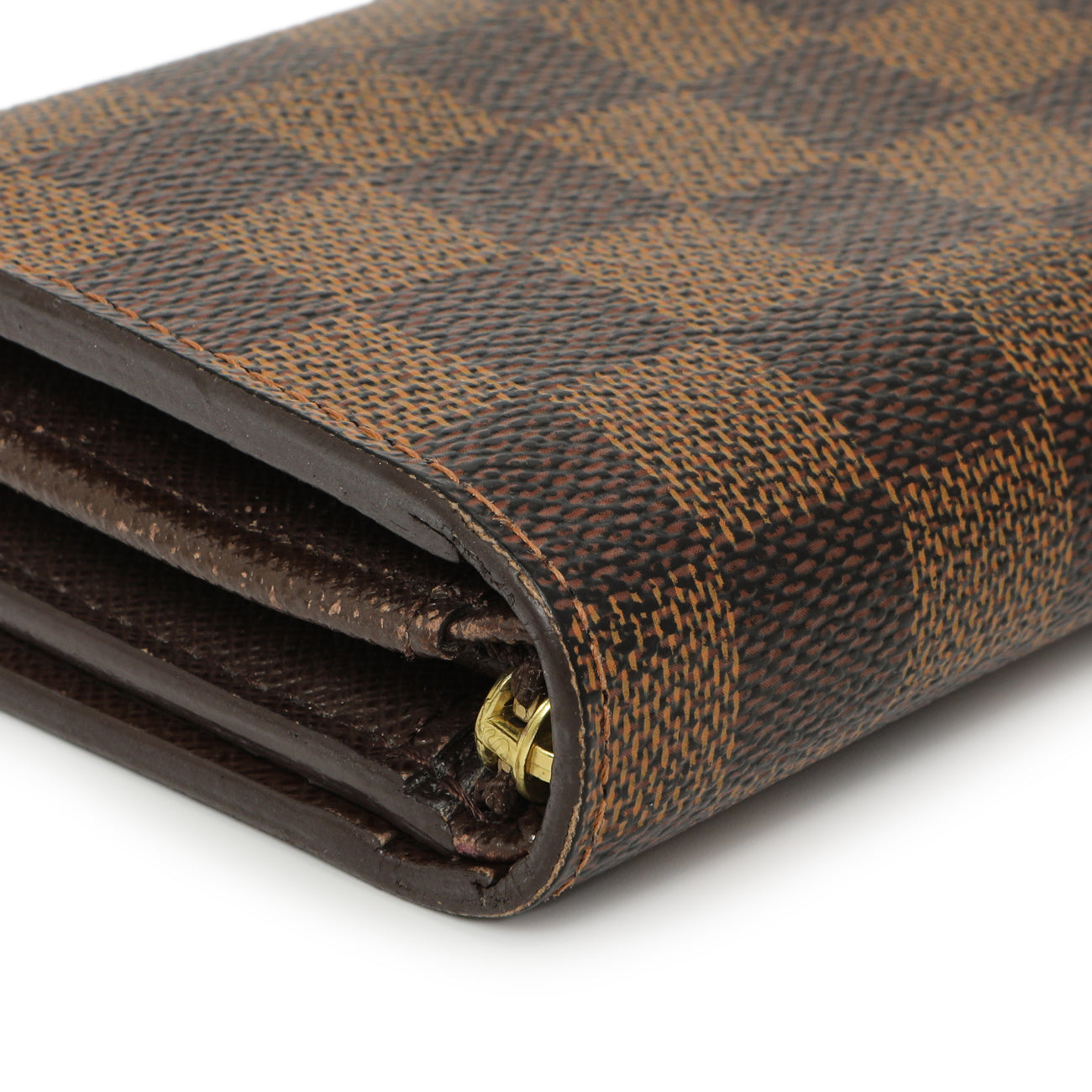 Exclusive Louis Vuitton Damier Ebene Porte-Monnaie Billets Tresor Wallet — Alternate View 10