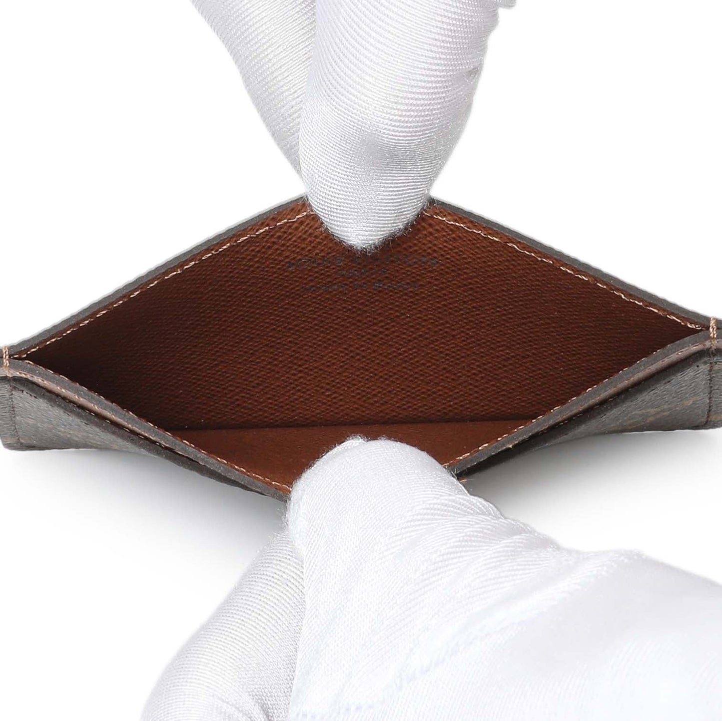 Exclusive Louis Vuitton Monogram Card Holder — Top View