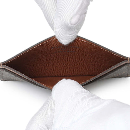 Exclusive Louis Vuitton Monogram Card Holder — Top View