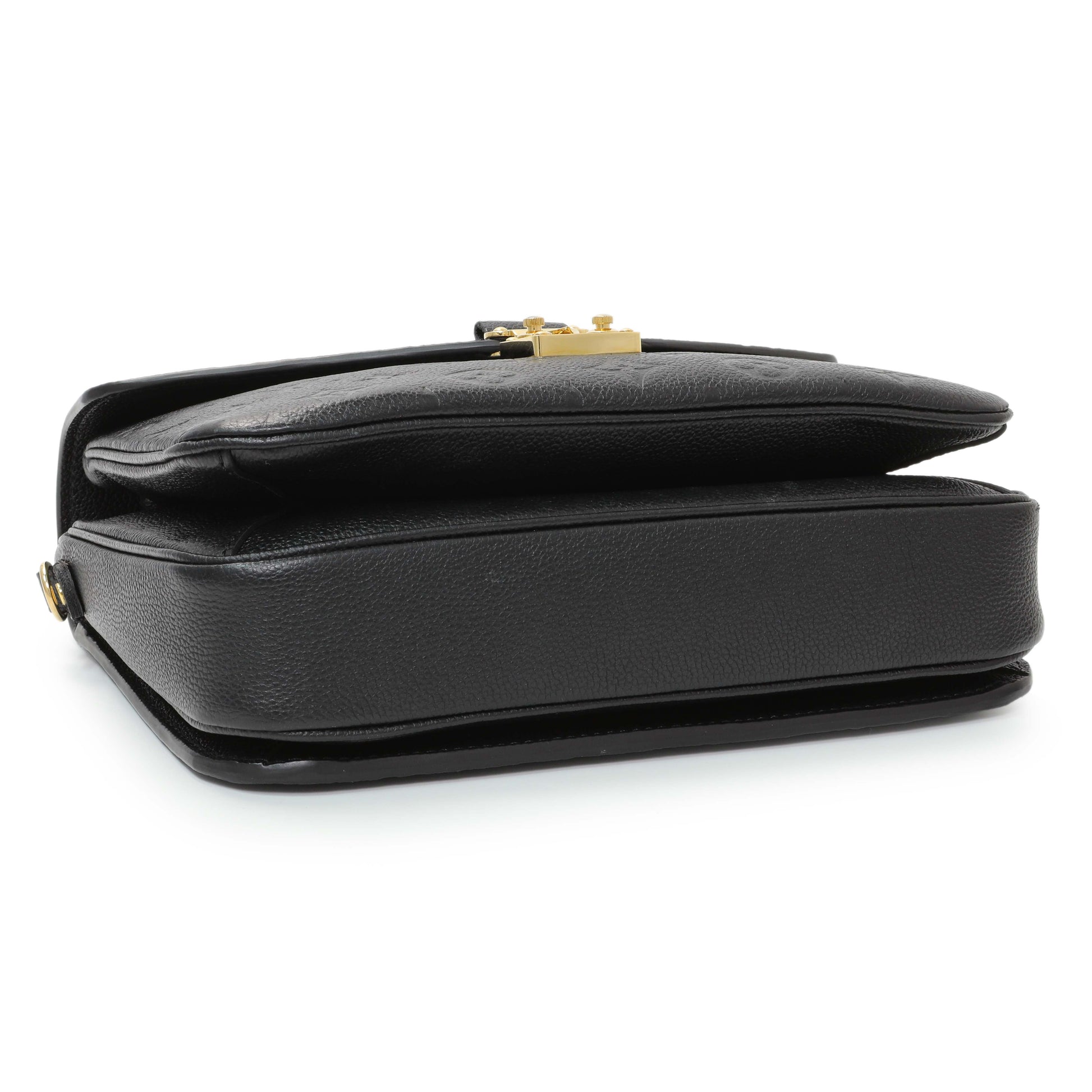 Exclusive Louis Vuitton Black Empreinte Pochette Metis — Back View