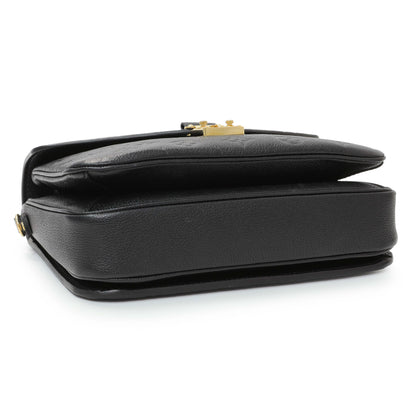 Exclusive Louis Vuitton Black Empreinte Pochette Metis — Back View