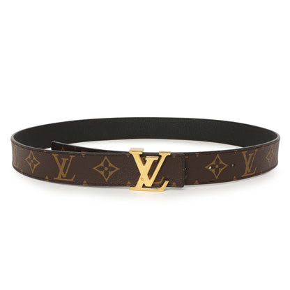 Exclusive Louis Vuitton Monogram 30mm LV Initiales Reversible Belt — Front View