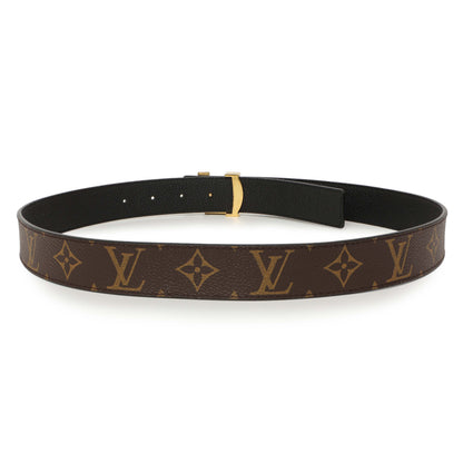Exclusive Louis Vuitton Monogram 30mm LV Initiales Reversible Belt — Side View