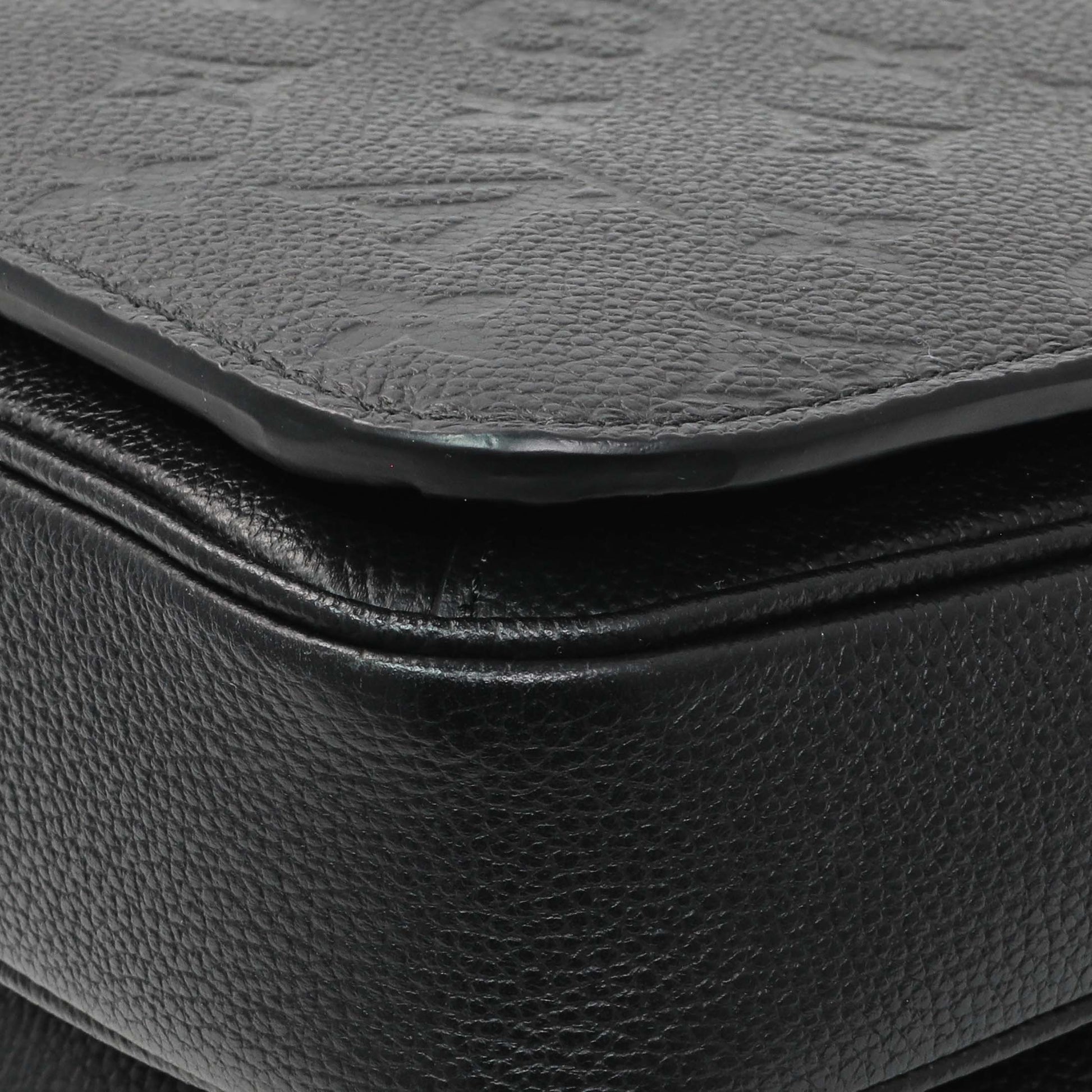 Exclusive Louis Vuitton Black Empreinte Pochette Metis — Alternate View 7