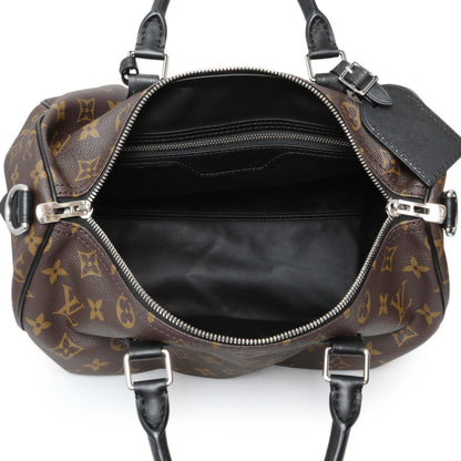 Exclusive Louis Vuitton Monogram Dark Speedy Soft 30 — Top View