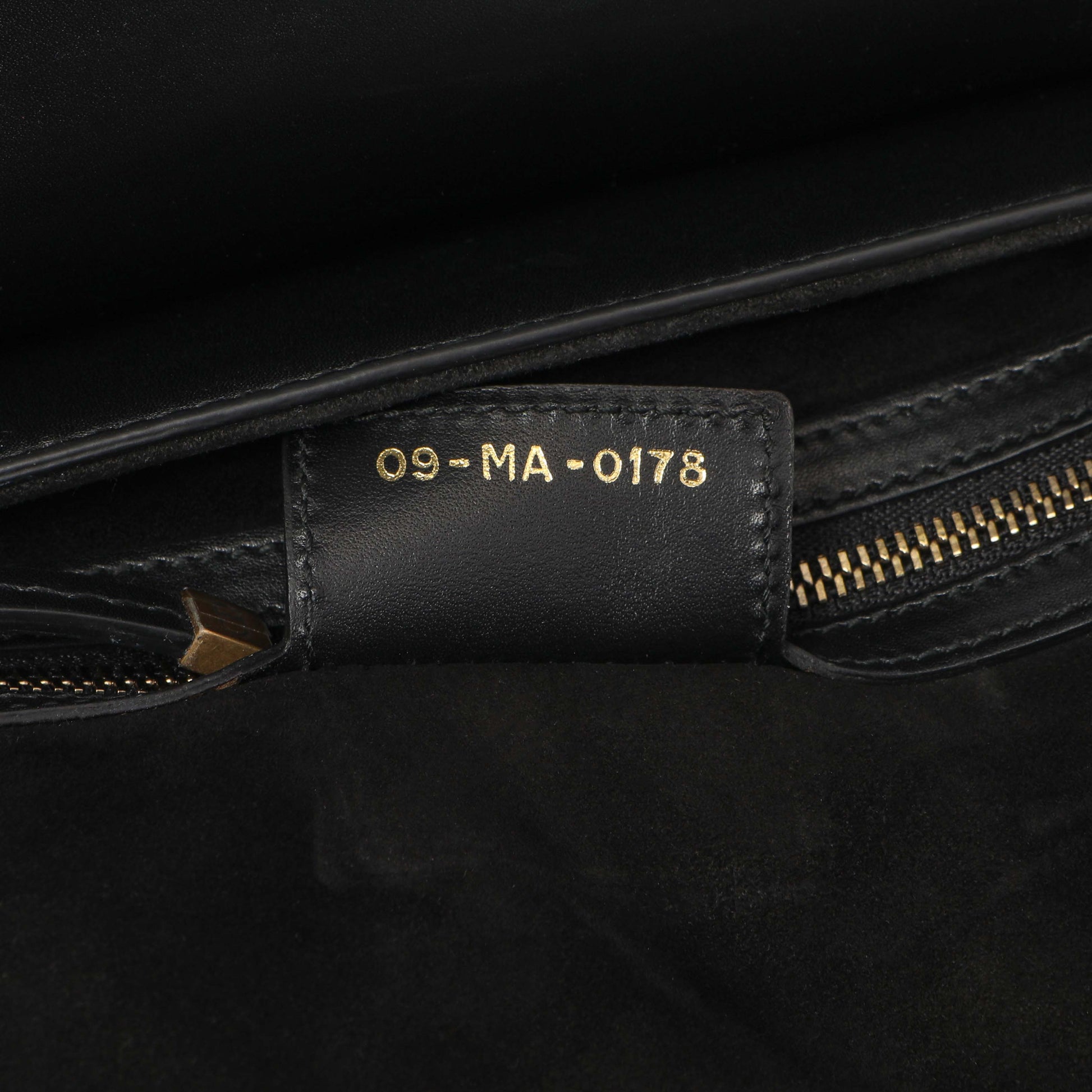 Exclusive Christian Dior Black Smooth Calfskin Saddle Bag — Lifestyle View
