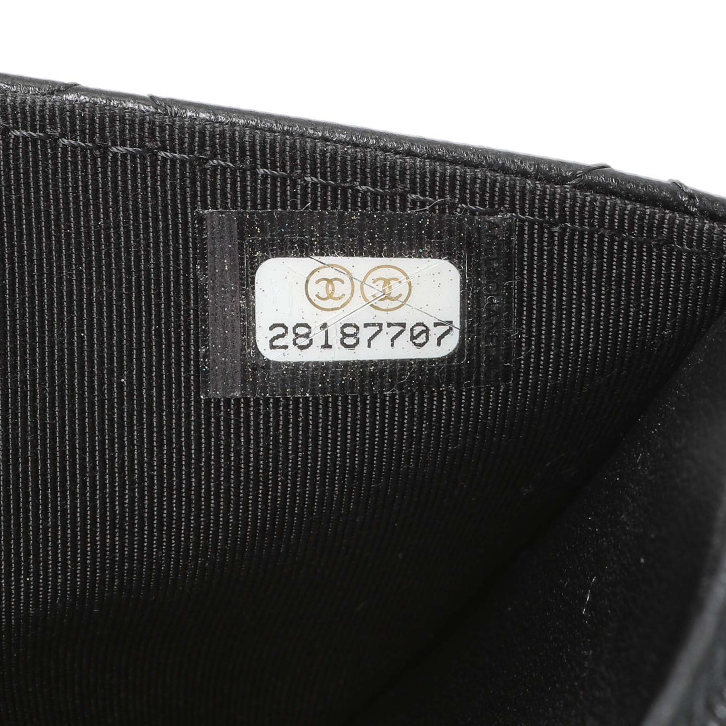 Exclusive Chanel Black Quilted Lambskin Wallet on Chain — Alternate View 7