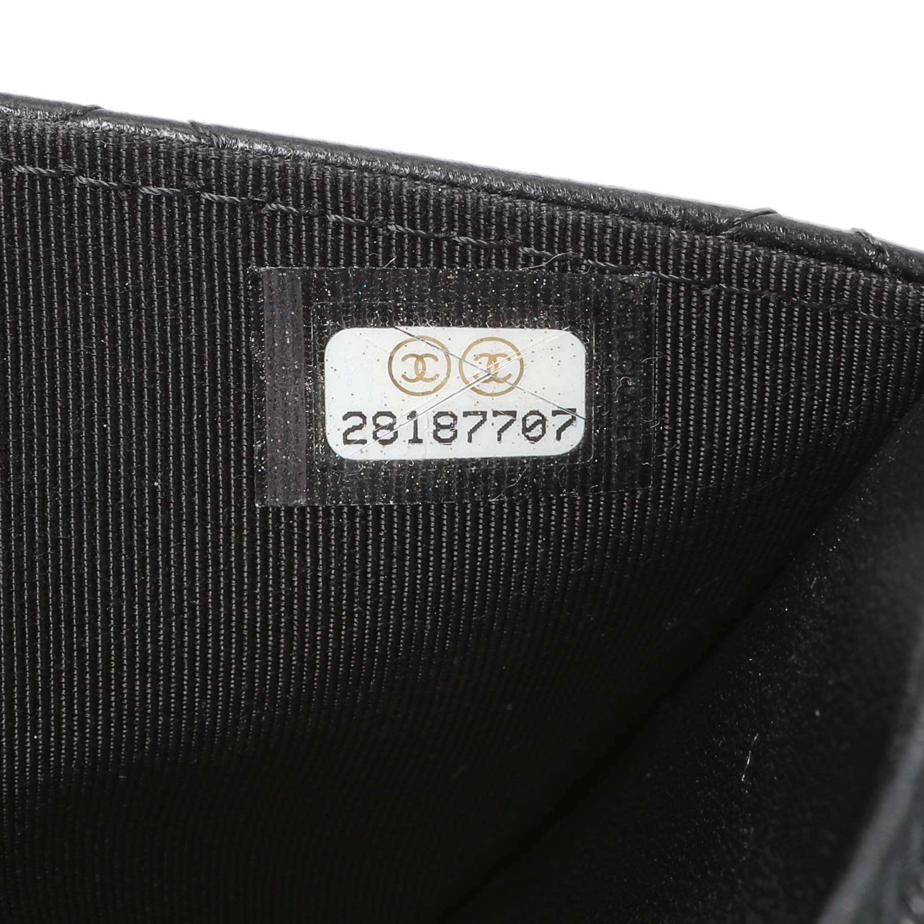 Exclusive Chanel Black Quilted Lambskin Wallet on Chain — Alternate View 7
