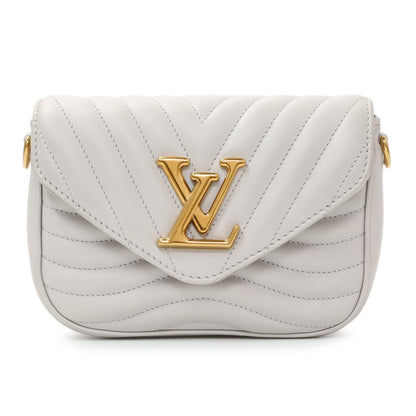 Exclusive Louis Vuitton Brume Calfskin New Wave Multi Pochette — Side View