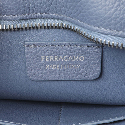 Exclusive Salvatore Ferragamo Blue Twin Pouch with Gancini Buckles — Alternate View 9