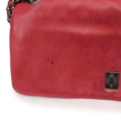 Exclusive Chanel Burgundy Quilted Iridescent Calfskin Large New Bubble Flap — Alternate View 12