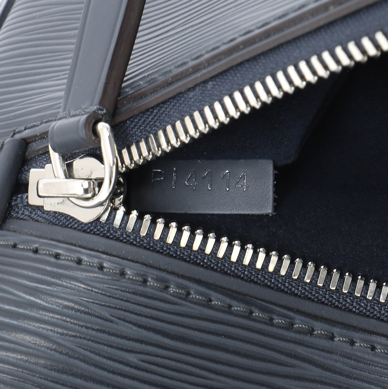 Exclusive Louis Vuitton Navy Epi Kasai Clutch — Lifestyle View