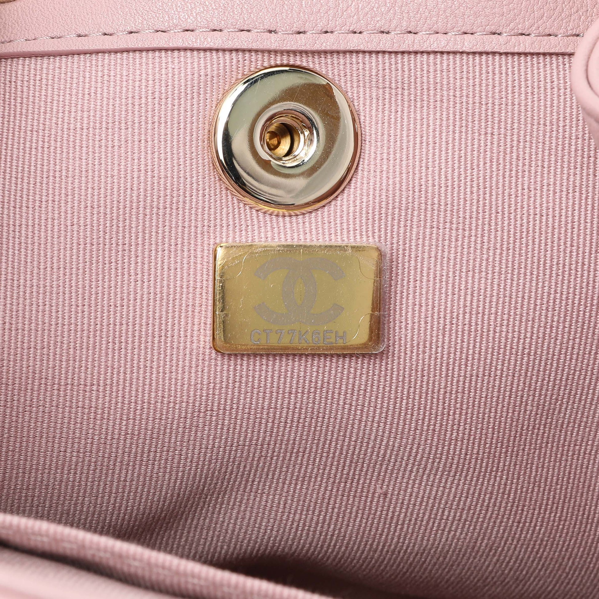 Exclusive Chanel Light Pink Calfskin Small Duma Backpack — Lifestyle View
