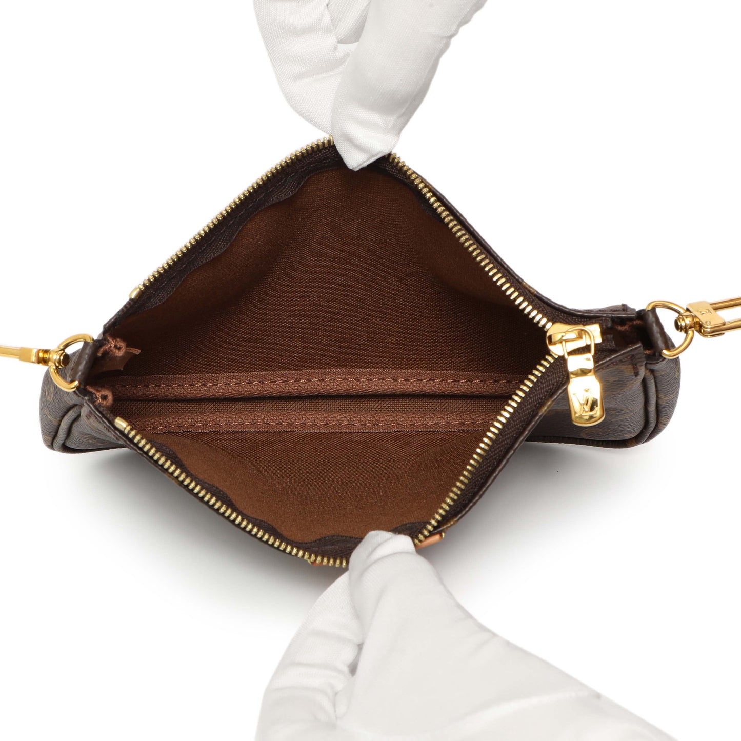 Exclusive Louis Vuttion Monogram Khaki Multi Pochette Accessories — Alternate View 21