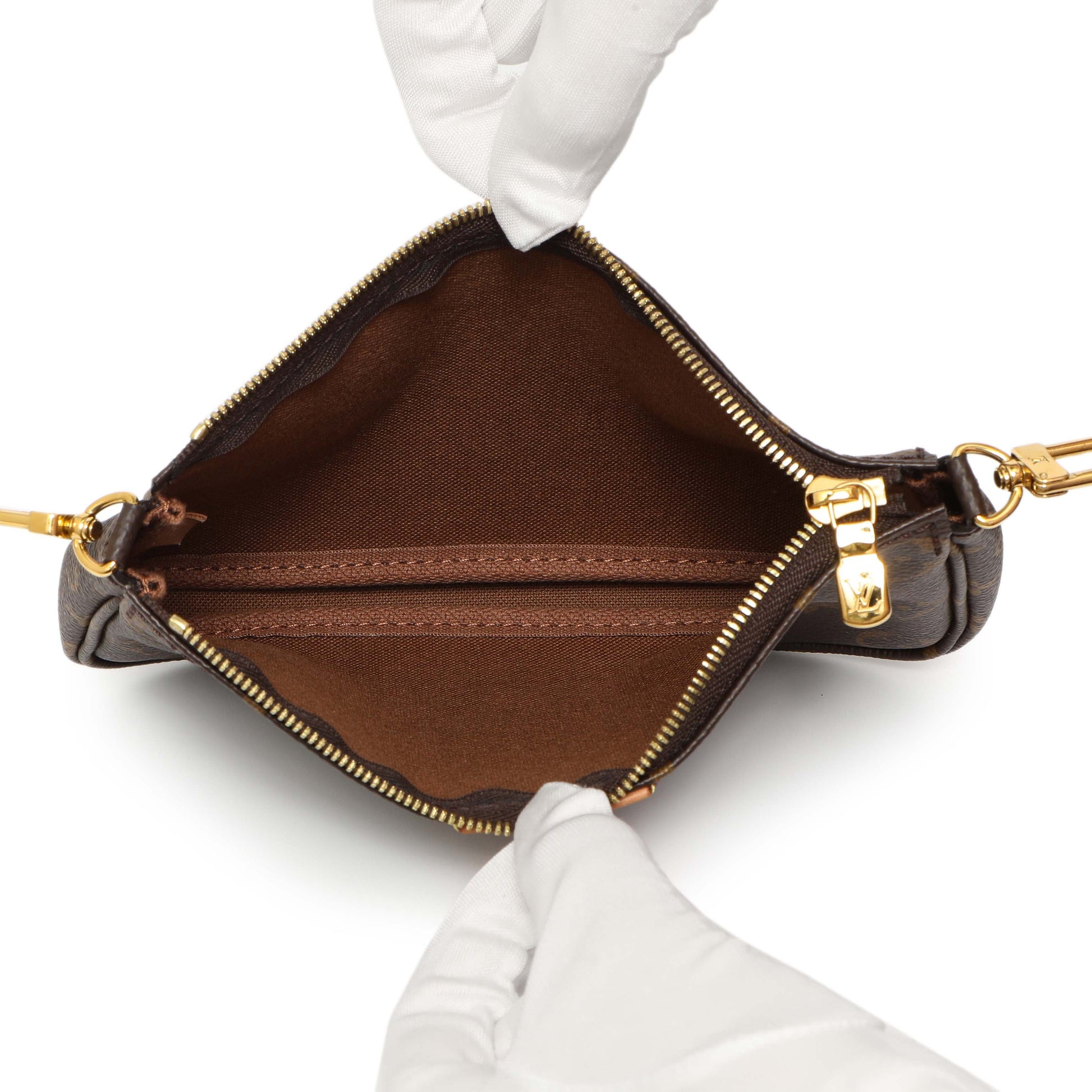 Exclusive Louis Vuttion Monogram Khaki Multi Pochette Accessories — Alternate View 21