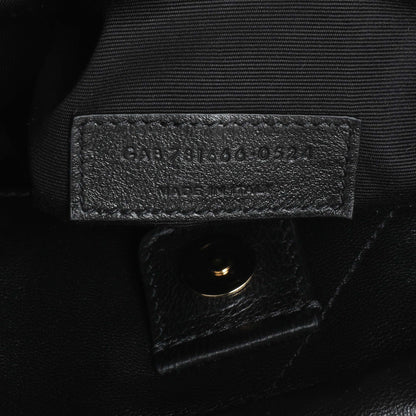 Exclusive Saint Laurent Black Lambskin Matelasse Monogram Large Jamie 4.3 Pochon — Lifestyle View