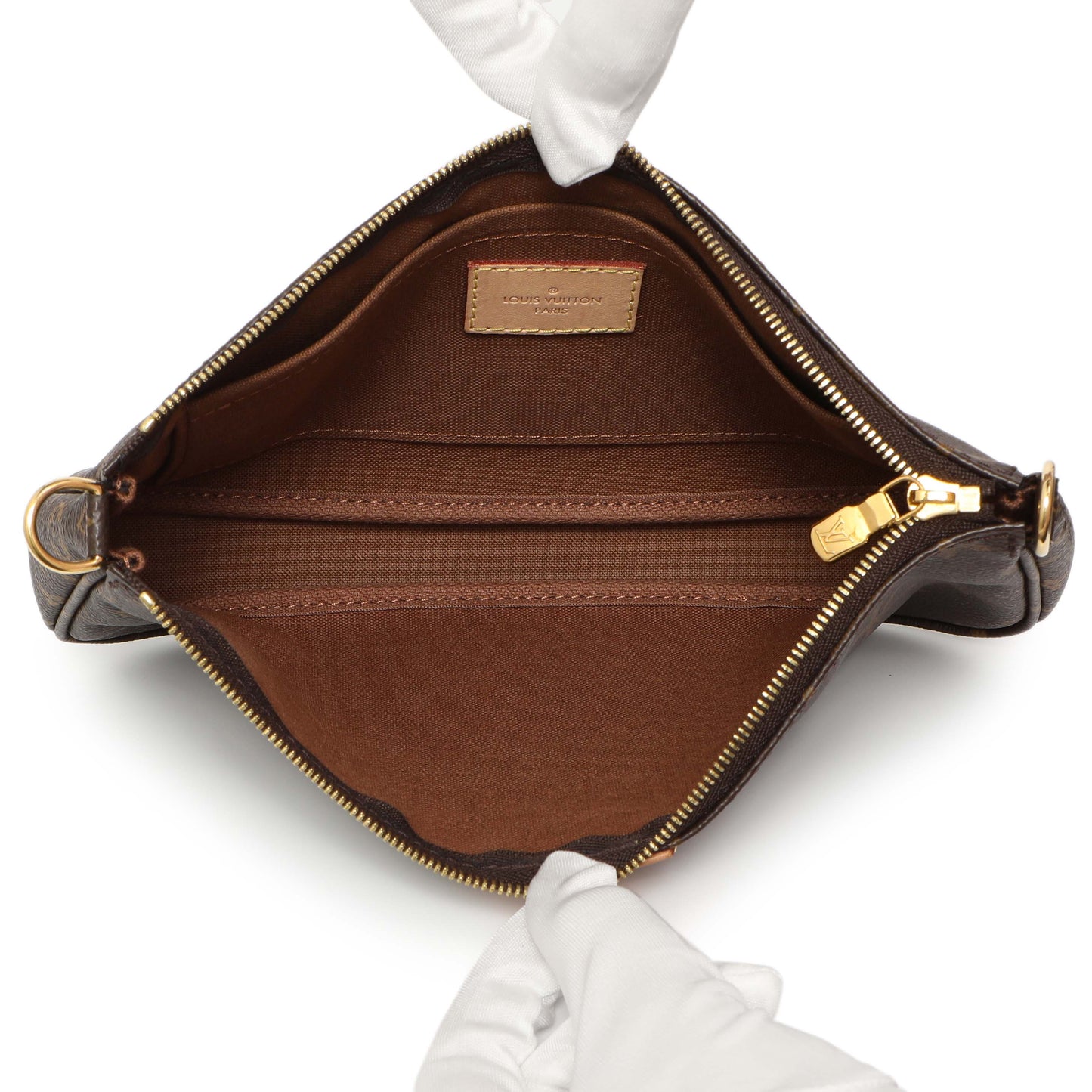 Exclusive Louis Vuttion Monogram Khaki Multi Pochette Accessories — Alternate View 20