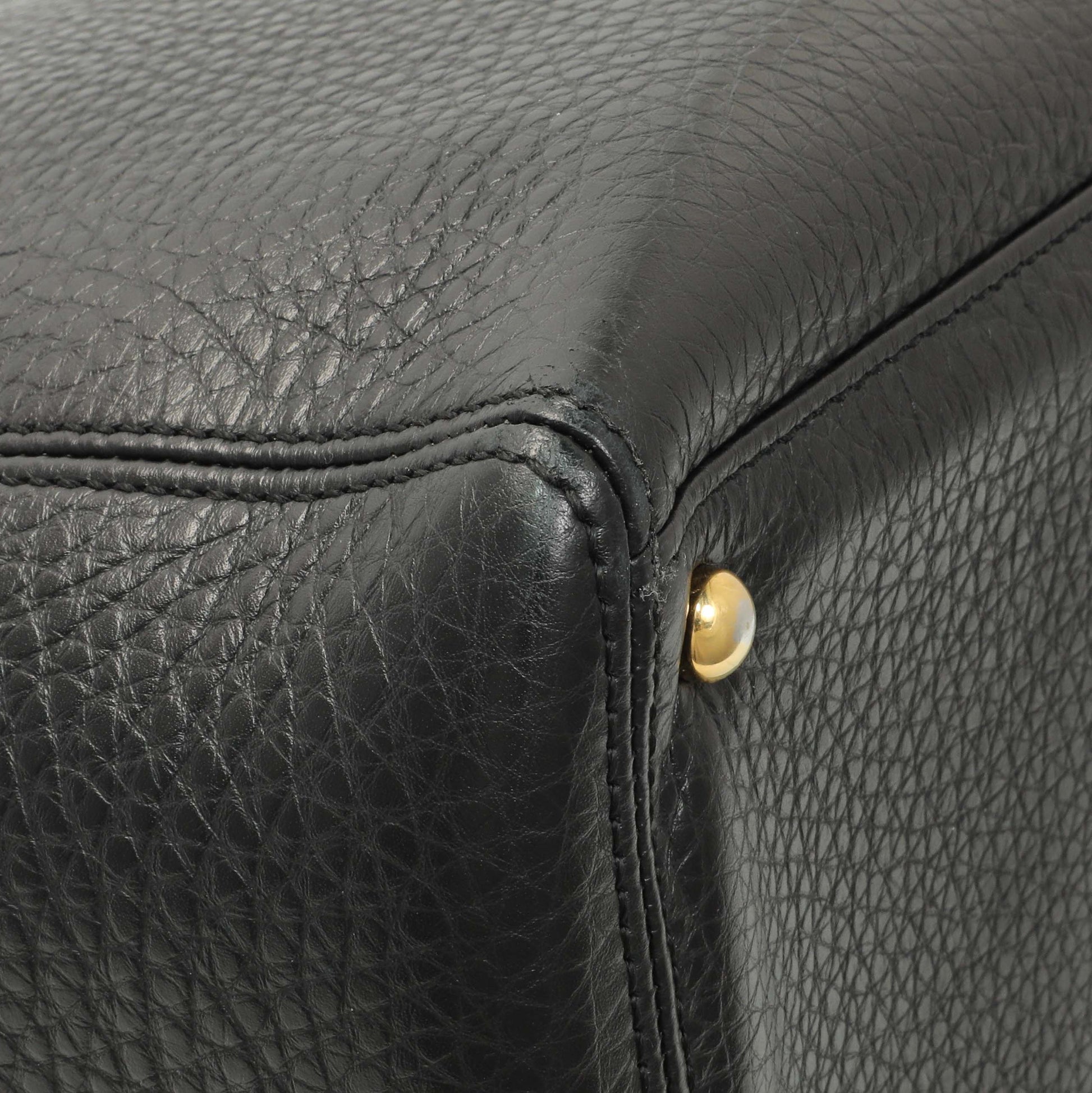 Exclusive Chanel Black Calfskin Cerf Executive Shopper Tote — Lifestyle View