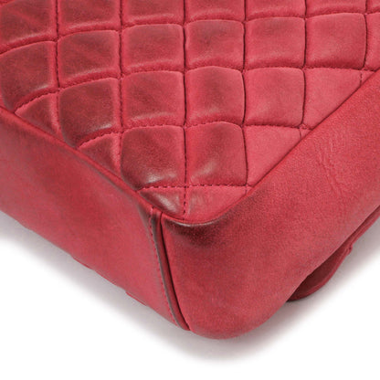 Exclusive Chanel Burgundy Quilted Iridescent Calfskin Large New Bubble Flap — Alternate View 8
