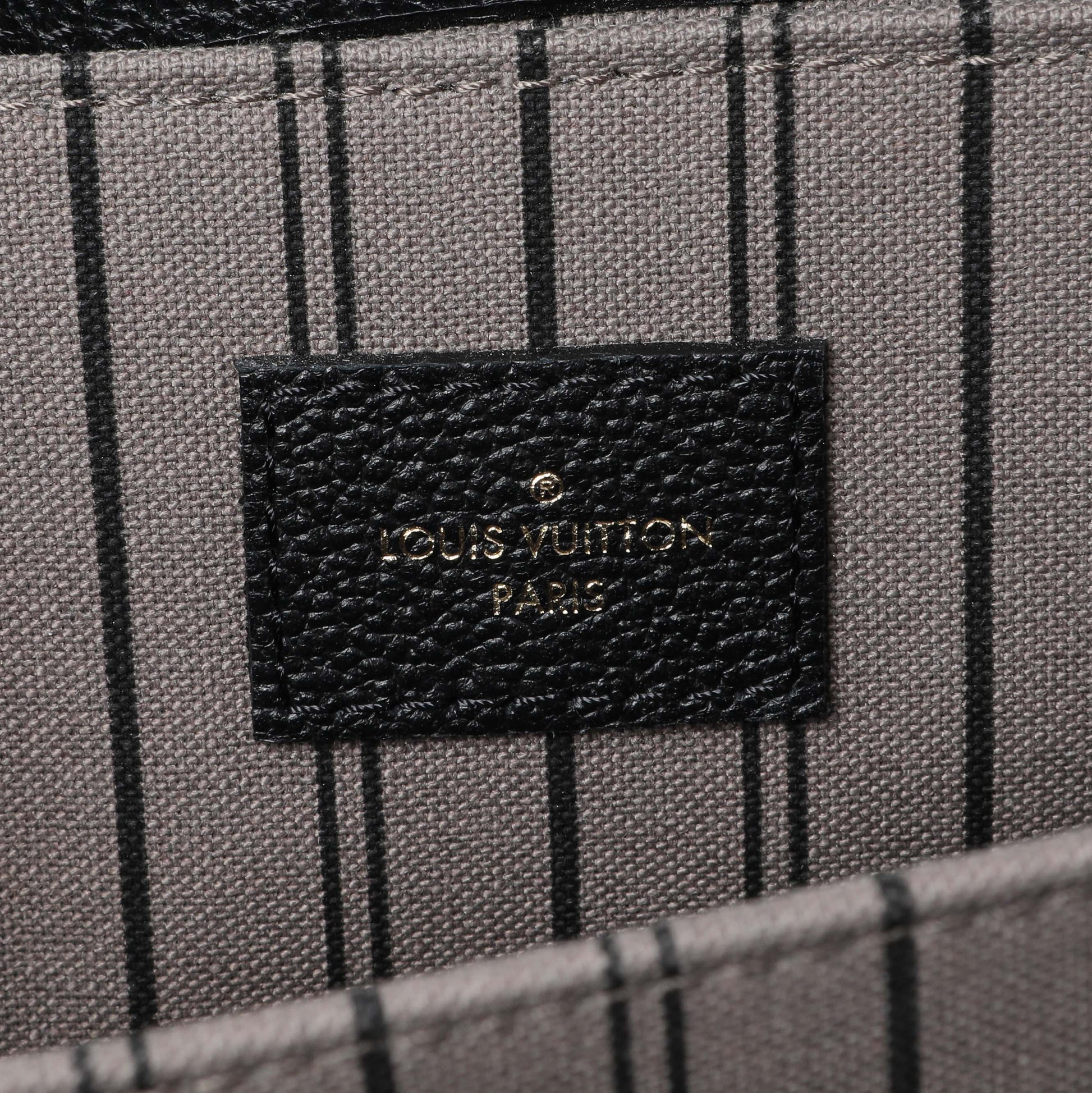 Exclusive Louis Vuitton Black Empreinte Pochette Metis — Alternate View 9