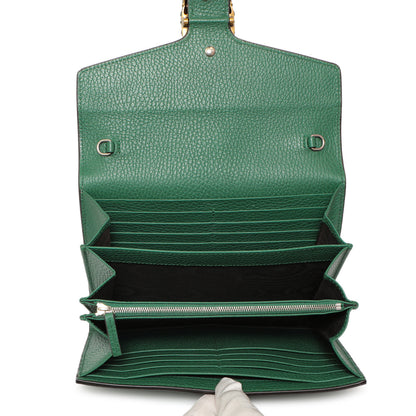 Exclusive Gucci Emerald Calfskin Mini Dionysus Chain Wallet — Alternate View 8
