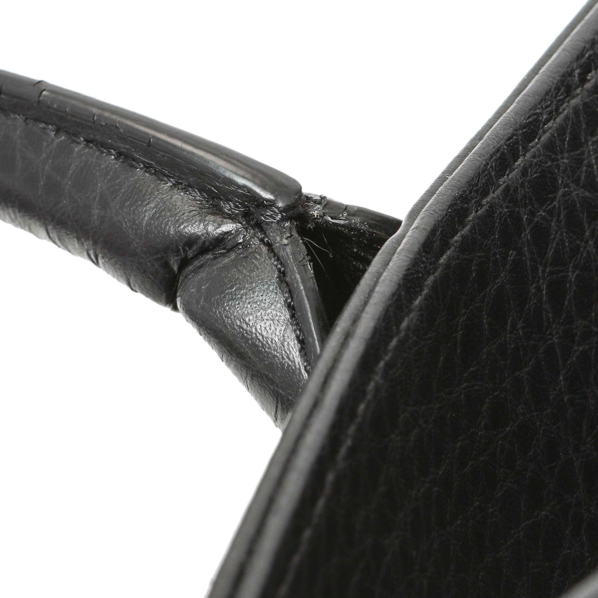 Exclusive Chanel Black Calfskin Cerf Executive Shopper Tote — Alternate View 12