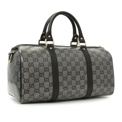 Exclusive Gucci Crystal Monogram Joy Boston Bag — Side View