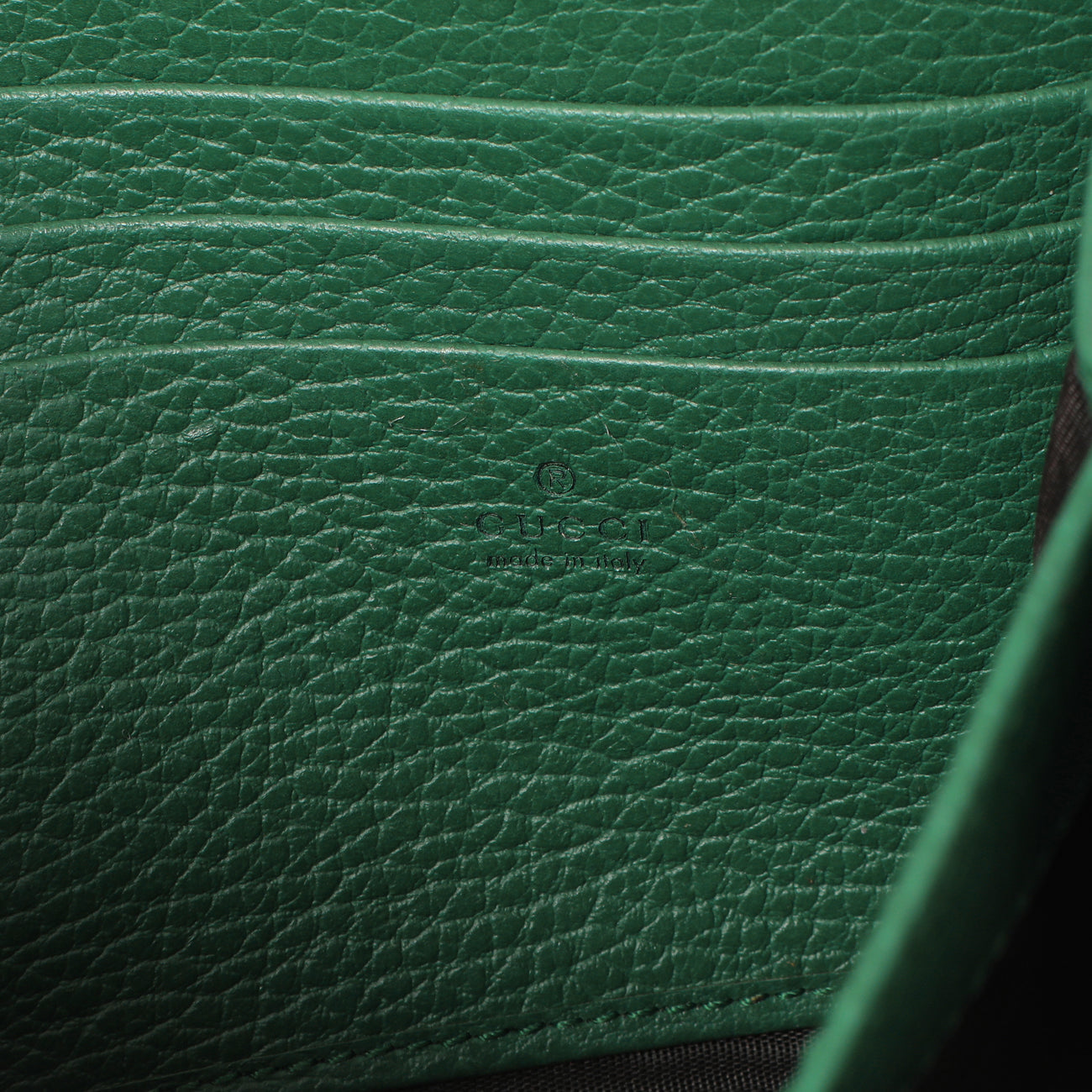 Exclusive Gucci Emerald Calfskin Mini Dionysus Chain Wallet — Alternate View 9