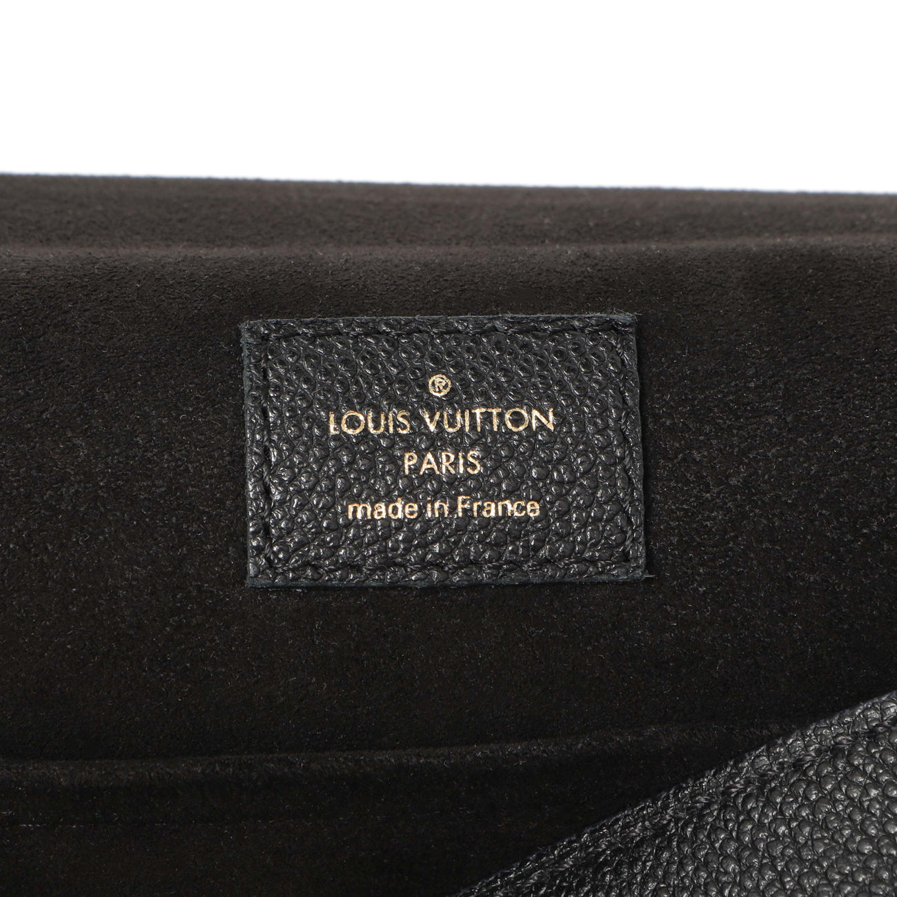 Exclusive Louis Vuitton Black Empreinte Junot — Detail View