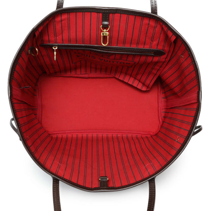 Exclusive Louis Vuitton Damier Ebene Neverfull MM — Alternate View 8