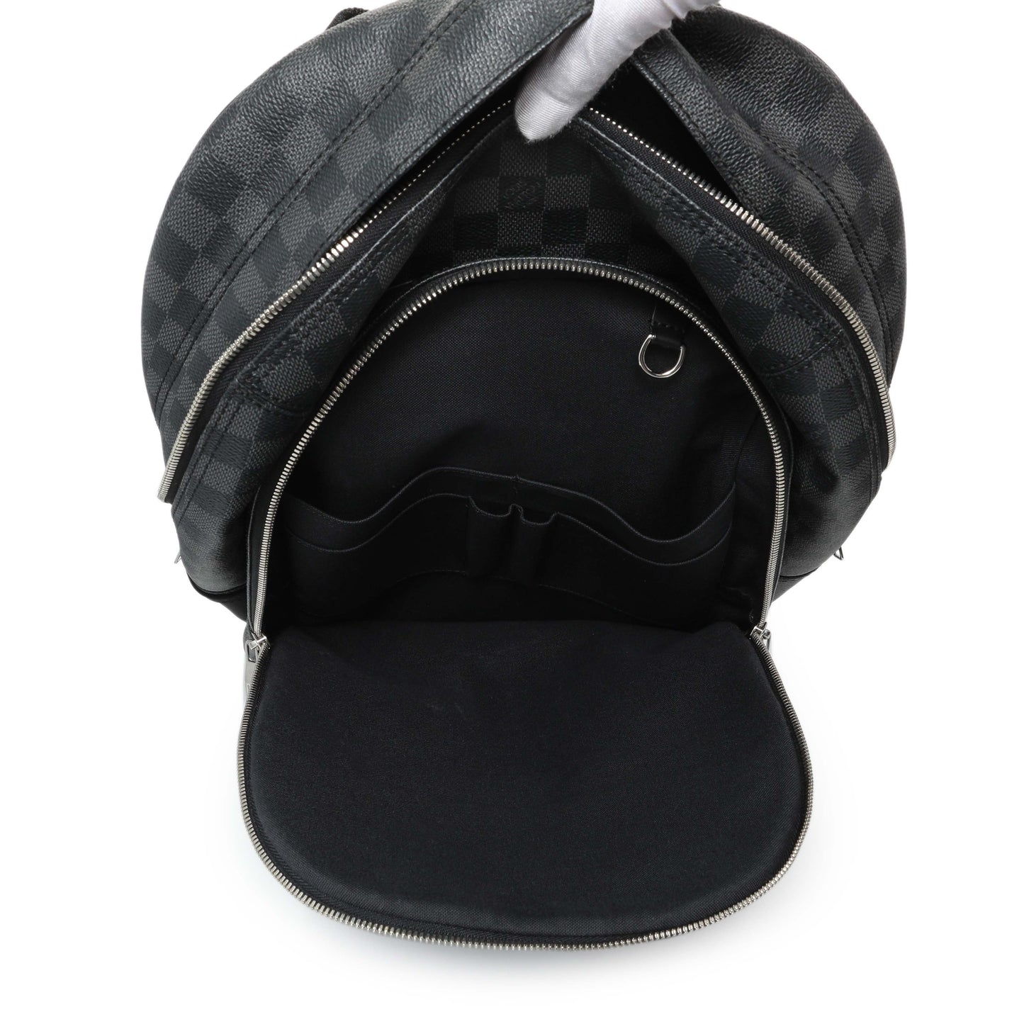 Exclusive Louis Vuitton Damier Graphite Michael Backpack — Lifestyle View