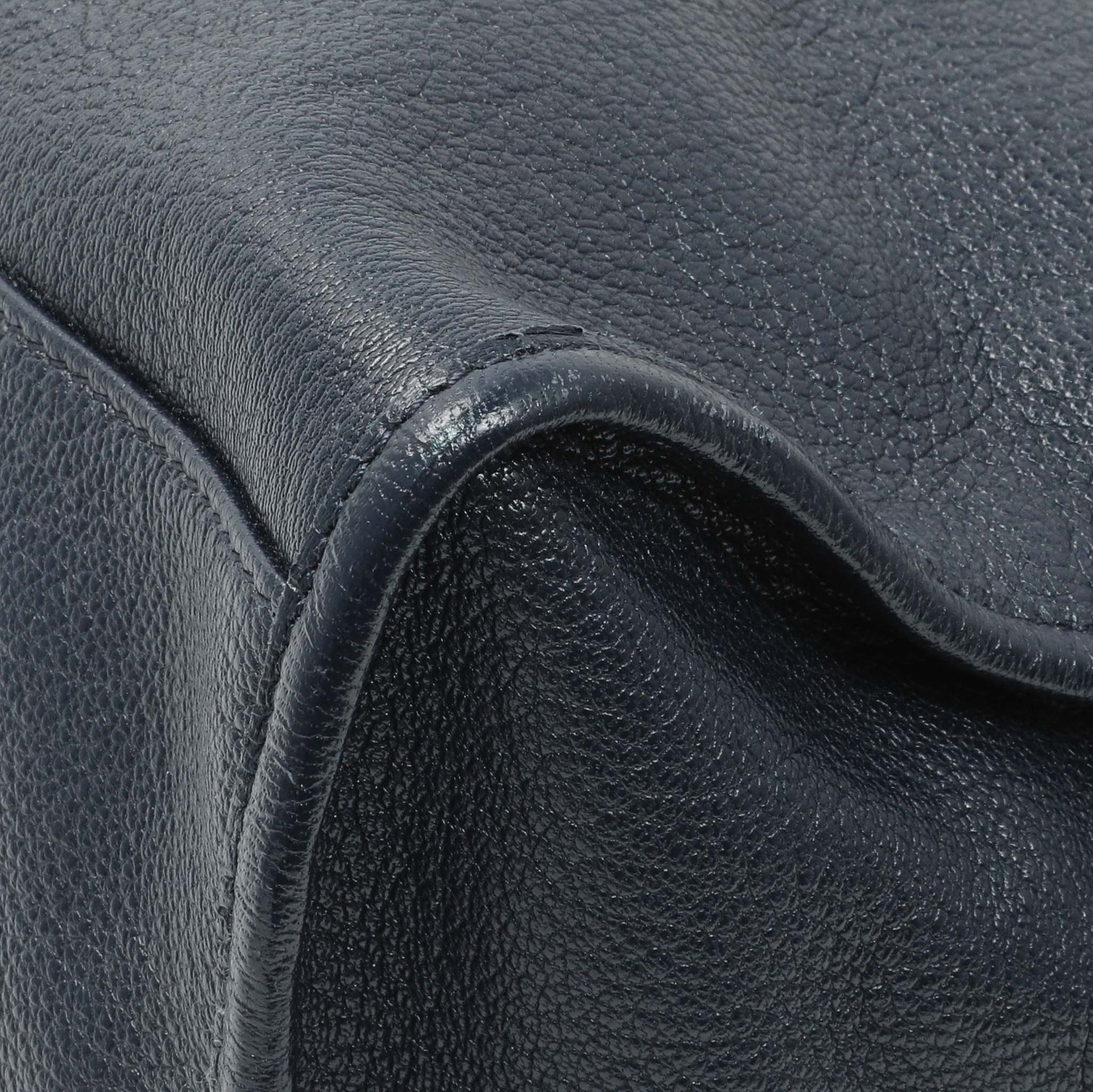 Exclusive Balenciaga Bleu Nuit Chevre Metallic Edge City — Alternate View 7
