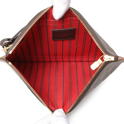 Exclusive Louis Vuitton Damier Ebene Neverfull MM — Alternate View 11