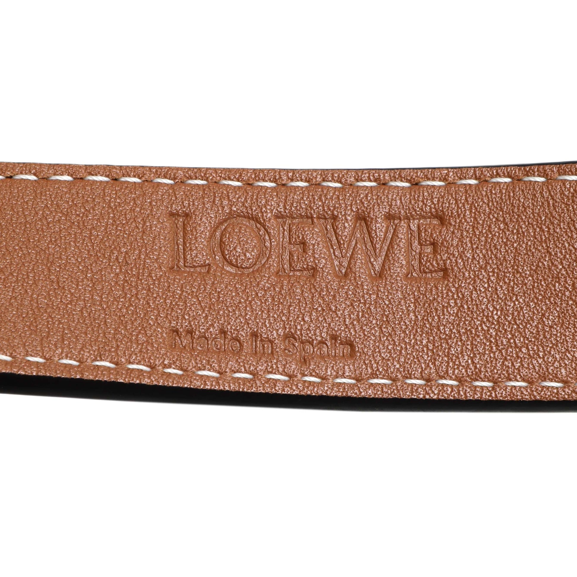 Exclusive Loewe Raffia Medium Basket Tote — Detail View
