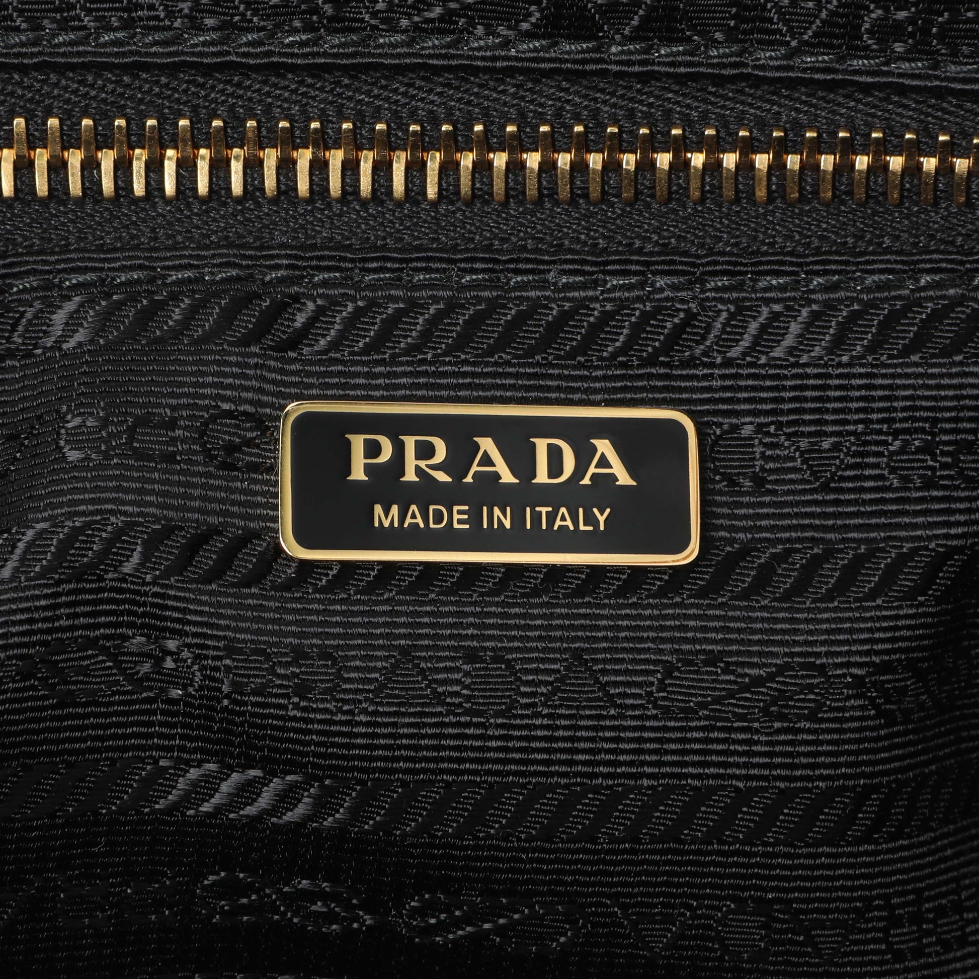 Exclusive Prada Black Re-Nylon Shoulder Bag — Detail View