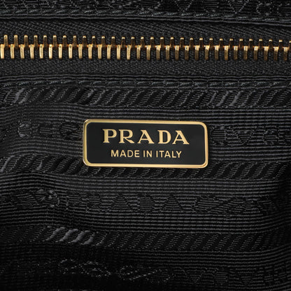 Exclusive Prada Black Re-Nylon Shoulder Bag — Detail View