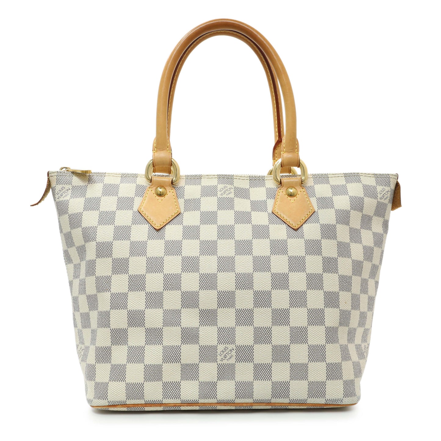 Exclusive Louis Vuitton Damier Azur Saleya PM — Front View