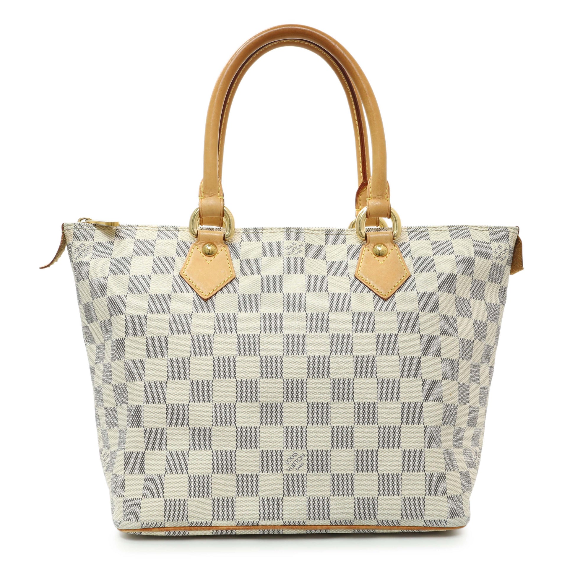 Exclusive Louis Vuitton Damier Azur Saleya PM — Front View