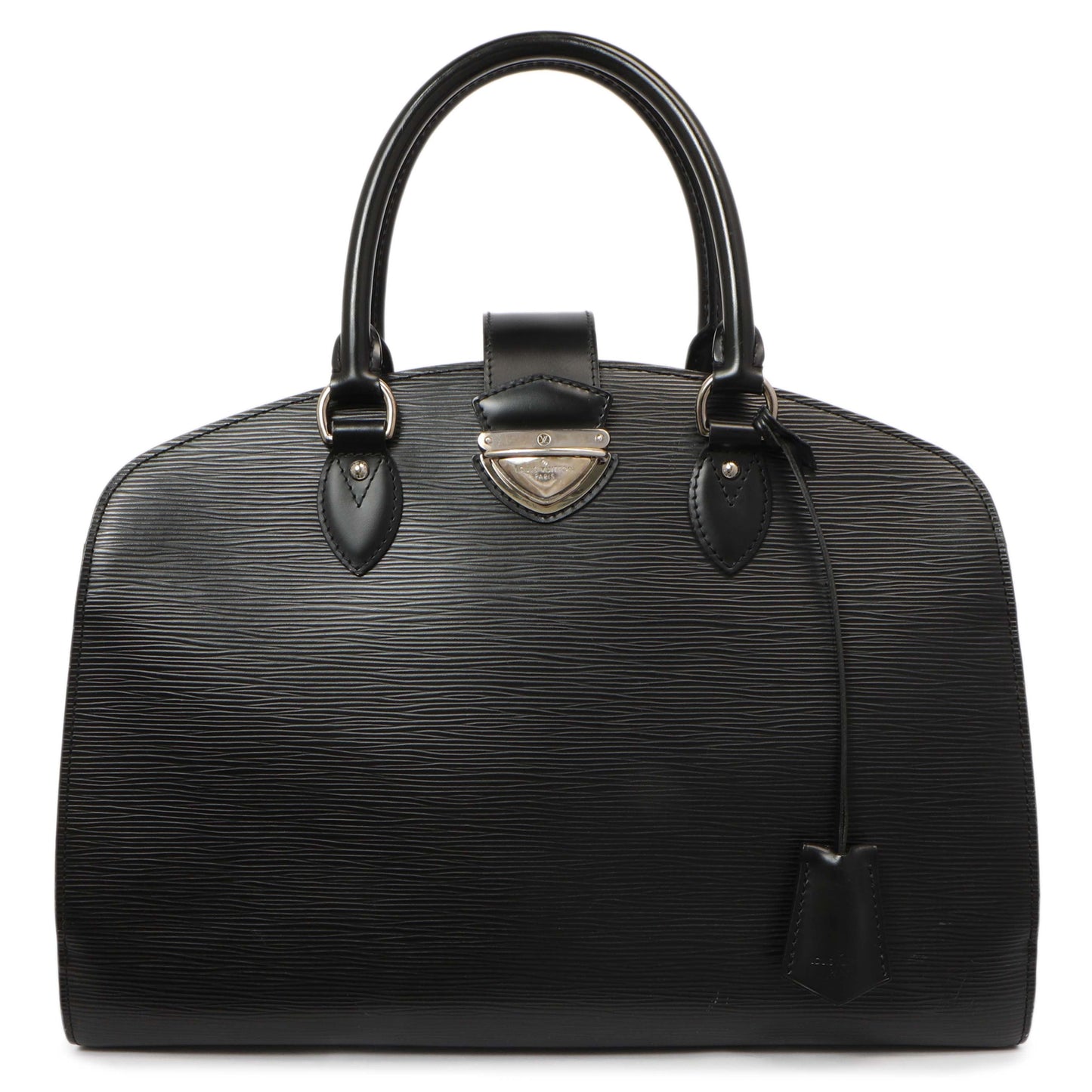 Exclusive Louis Vuitton Black Epi Pont-Neuf GM — Front View