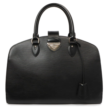 Exclusive Louis Vuitton Black Epi Pont-Neuf GM — Front View