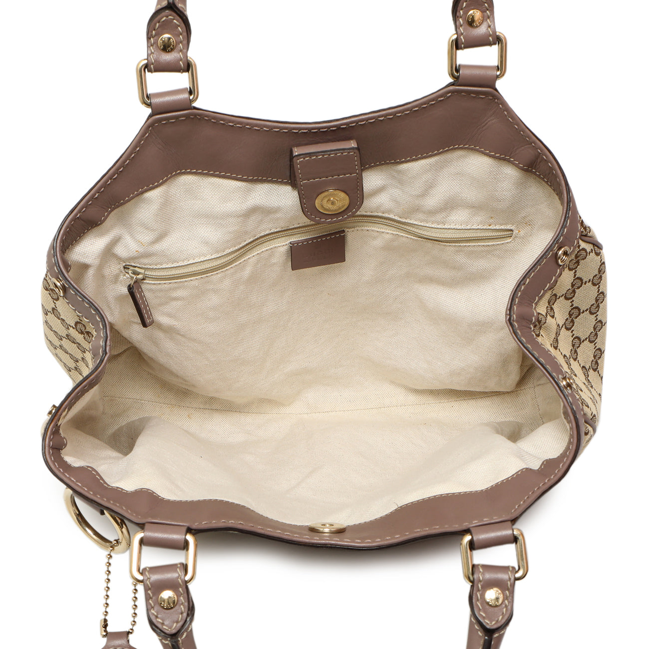 Exclusive Gucci Mauve Monogram Medium Sukey — Alternate View 8