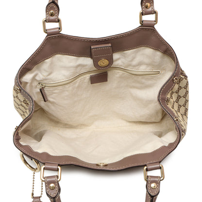 Exclusive Gucci Mauve Monogram Medium Sukey — Alternate View 8