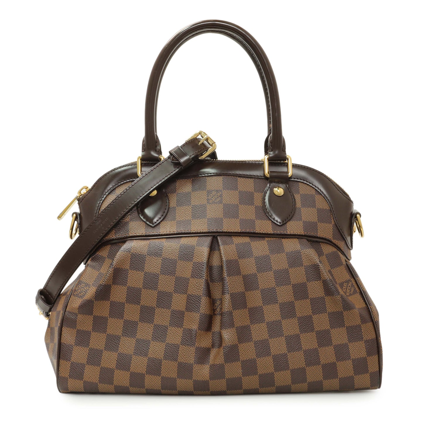 Exclusive Louis Vuitton Damier Ebene Trevi PM — Front View