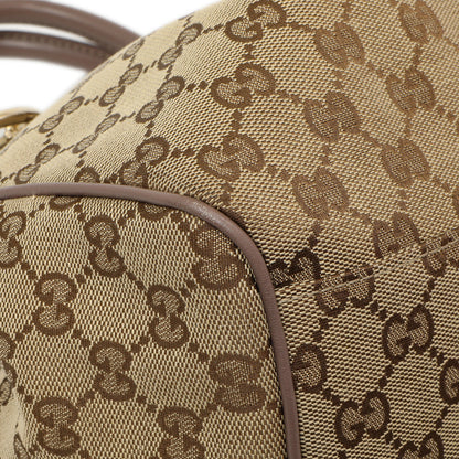 Exclusive Gucci Mauve Monogram Medium Sukey — Top View
