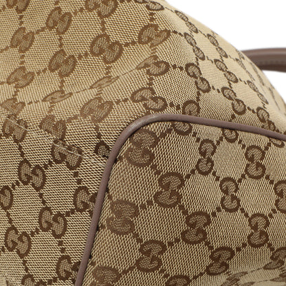 Exclusive Gucci Mauve Monogram Medium Sukey — Detail View