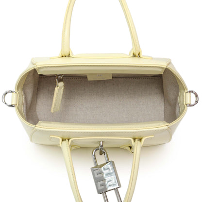 Exclusive Givenchy Yellow Box Calfskin Mini Lock Antigona — Top View