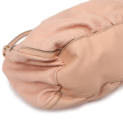 Exclusive Gucci Pink Guccissima Large D Ring Hobo — Alternate View 9