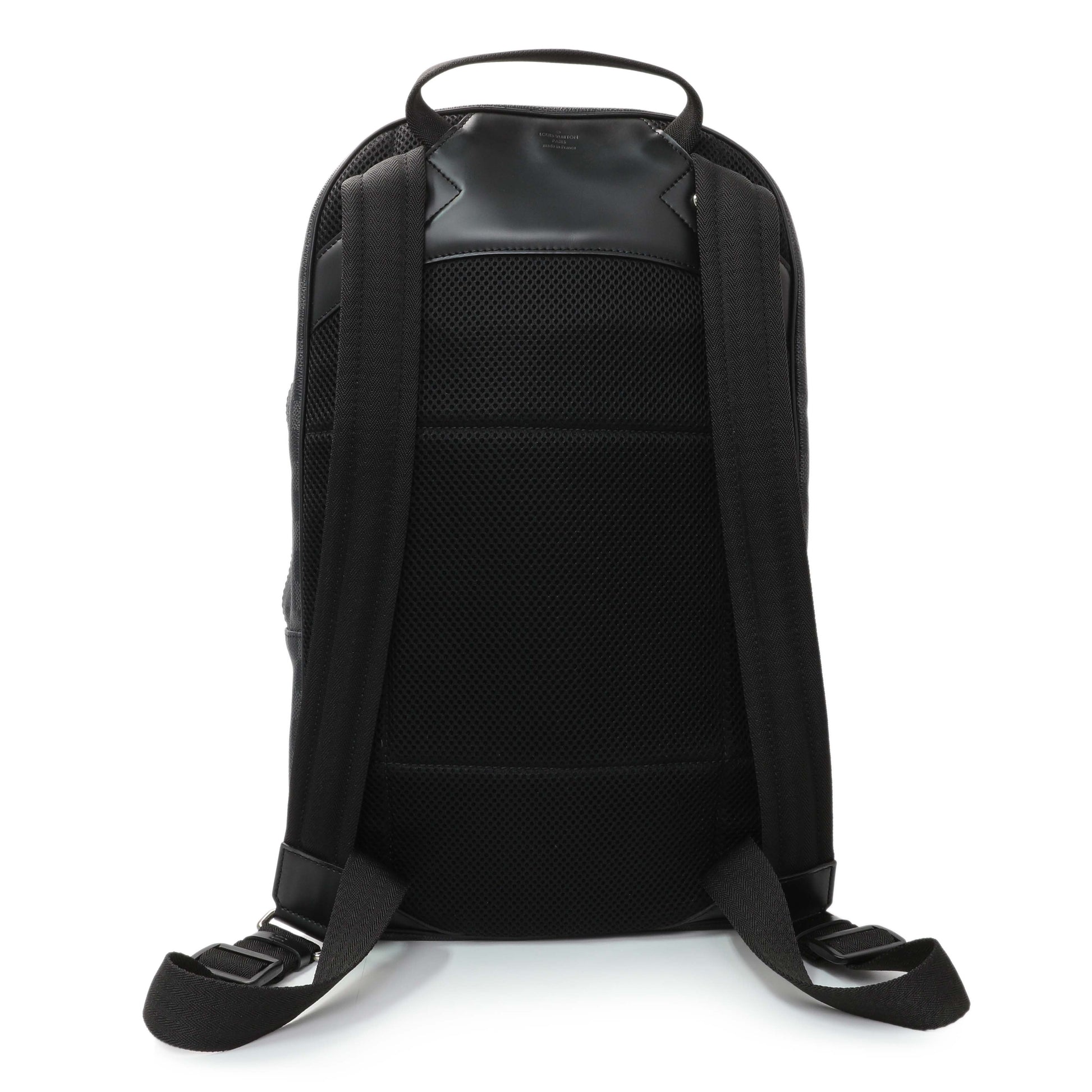 Exclusive Louis Vuitton Damier Graphite Michael Backpack — Side View