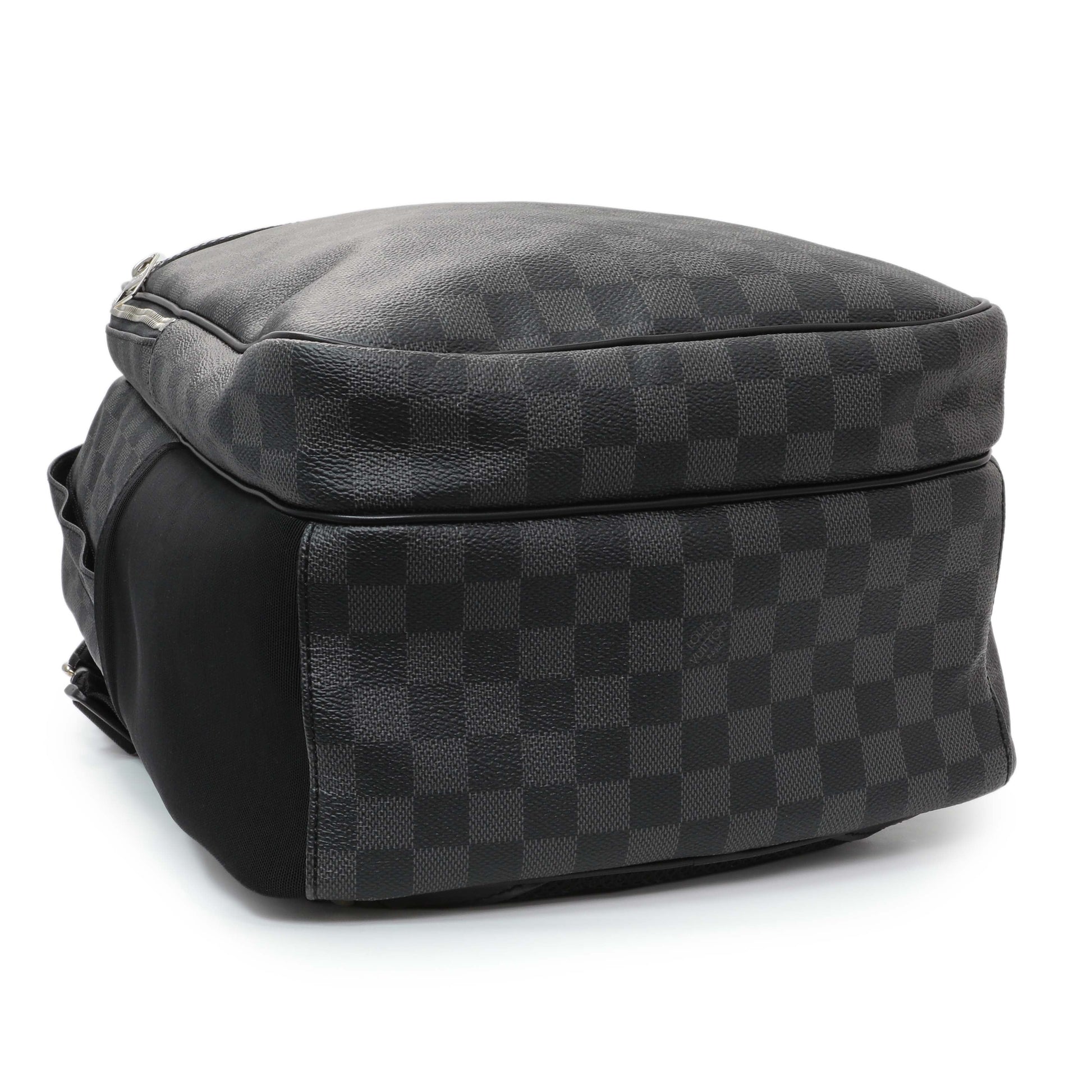 Exclusive Louis Vuitton Damier Graphite Michael Backpack — Back View